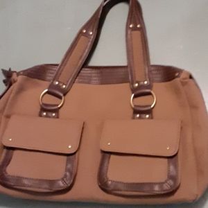 Banana republic canvas purse.